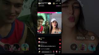santosh basnet chill with foreign girl in tiktok love 🤭🤭 marriage with nepali boy👦 funny talks..