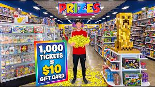 I Found An Arcade With The LARGEST Prize Store And Won...
