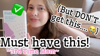 Postpartum Items You NEED | And What to AVOID