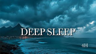 Deep Sleep Ocean — 4 Hours of Delta Waves & Binaural Beats (No Lyrics)