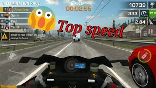 Racing fever moto Kawasaki Ninja Top speed 😱😱