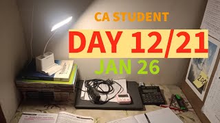 Day 12/21: 2 Months to Go for Jan 26 | Study Progress | CA exams |