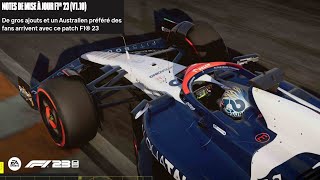 F1 23 - PATCH 1.10 - RICCIARDO, MCLAREN et SINGAPOUR !