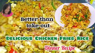 Chicken & Egg Fried Rice Recipe//Fried Rice Better Than Take-Out‼️//30 Minutes Chicken Fried Rice