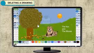 Deleting a Drawing in Tux Paint
