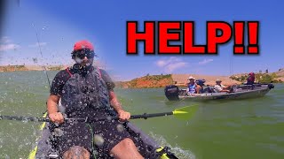 I Had To Be RESCUED By BOAT While On My KAYAK!