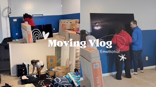 MOVING VLOG: I GOT EMOTIONAL! PACKING FOR THE HOTEL STAY! 