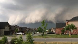 FULL video 8X Speed, June 17th 2017, ilderton Brief Tornado & Rotation