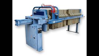 Used M.W. Watermark Recessed Chamber Plate & Frame Filter Press 800mm | JM Industrial
