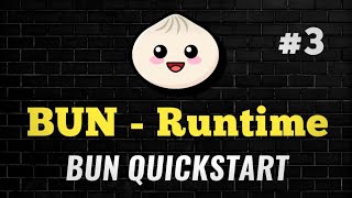 #3 - Bun Quickstart | Complete Bun Course 🔥 | Node JS | JavaScript | Bun | Hono | Deno #coding