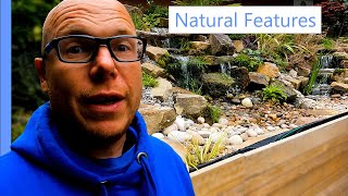 Two Natural Water Features in English Front Gardens
