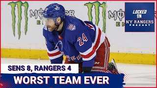Rangers blatantly QUIT and get embarrassed once again, this time by the Senators!!