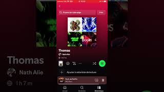 Ma playlist de Spotify partie1