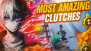 “MOST INSANE BGMI CLUTCHES 😱🔥| Unbelievable 1v4 Moments” MOST AMAZING CLUTCHES in BGMI-PUBG Mobile