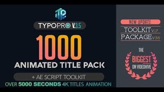 Typopro | Typography Pack [v3.5] 20448499 Videohive - Free After Effects Scripts