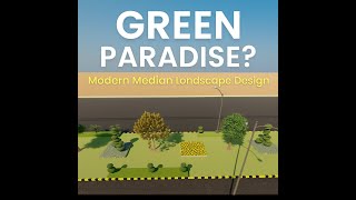 “Green Paradise | Stunning Road Median Landscape Design Ideas #landscapedesign