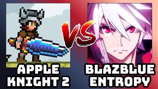 BlazBlue Entropy Effect Vs Apple Knight 2 Platformer