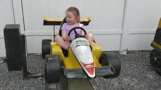 riding the racecar