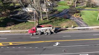 Soil King Remote Controlled Truck Spreading Topsoil *Aerial View*