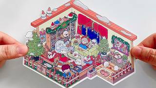 🍎 Apple Lover’s Christmas Room | ASMR | No Talk | Relaxing ASMR | DIY Sticker | 3D Sticker