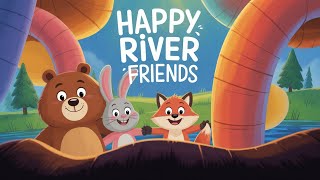 Happy River Friends 🎶 | Shall We Gather at the River Reimagined | Kids Worship Song