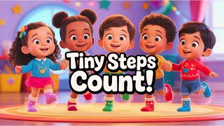 The Tiny Steps Song 👣 Small Wins, Big Growth! | New Year Confidence Song for Kids