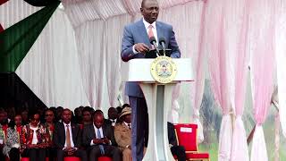 His Excellency Dr William Ruto at Kabete National Polytechnic