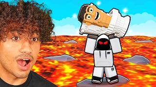 ROBLOX SURVIVE LAVA FOR BRAINROTS!