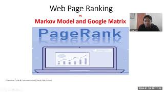 Web Page Ranking by Markov Model and Generalized Hyperbolic Matrix | Web Mining Research Projects