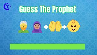Guess The Prophet By EMOJI | Part 1