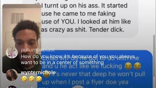 Bid tv 📺 🐜:ant glizzy show screenshots of a girl saying  shy glizzy punched her #iglive #viralvideo