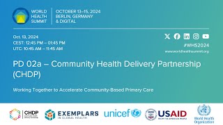 PD 02a – Community Health Delivery Partnership (CHDP)