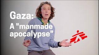 Gaza: "It's hard for me not to cry"
