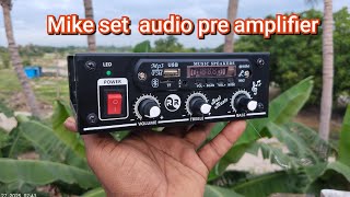 Tsk-01 Mike set pre amplifier WhatsApp 6380724050