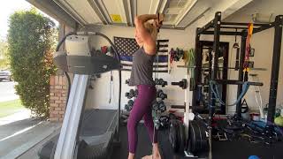 Standing Banded Overhead Tricep Extension