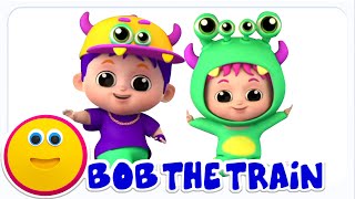 Bob the Train Cinq Petits Monstres | Comptine et Fantasmagorique Dessin Animé Vidéo