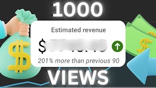How Much YouTube Pays for 1,000 Views in 2025 (Realistic)