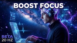 LIVE Deep Work Focus Music | Beta Brainwaves for Long Productive Work Hours