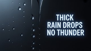 🌧💤 10 Hours of Heavy Rain Sounds | Black Screen Sleep & Relaxation (No Thunder)