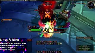 Sethekk Halls 2-Man/Duo [Warrior Druid PvE Duo] [World of Warcraft TBC Classic All Dungeons Duo]