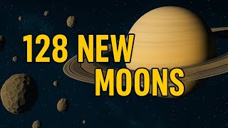 128 New Moons Discovered Around Saturn! #saturn #discovery #space