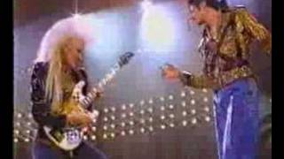 Jennifer Batten and Michael Jackson