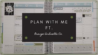 Plan With Me | Ft. Orange Umbrella Co. | Erin Condren Hourly Life Planner