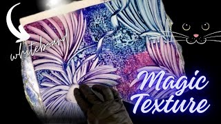 Organic Whiteboard Art Magic!  Amazing, Easy Texture!