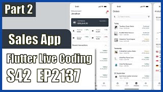 [Flutter] Flutter Live Coding EP2137 (Sales App UI Part 2)