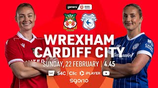 LIVE FOOTBALL: Wrexham v Cardiff City | Genero Adran Trophy Final | English Commentary