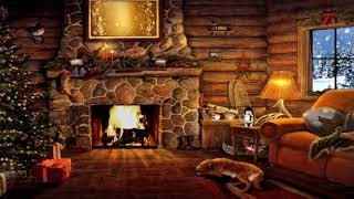 Classical Christmas Carols & crackling Fireplace | Chilled Mixtape | Music
