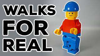 The FIRST Walking Scaled-up LEGO Minifigure!