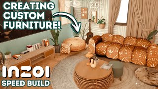 🔥 InZoi Build Tool: Creating Custom Furniture! | InZoi Speedbuild & Interior Design (Early Access)