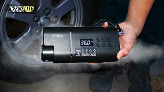 YANTU: Portable 150 PSI Electronic Air Compressor | Best Rechargeable Cordless Air Pump [REVIEW]